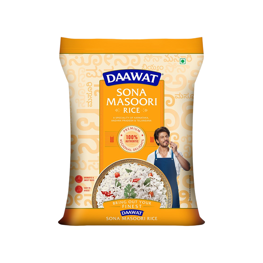 Daawat Sona Masoori/ Sonamasuri Rice (Medium Grain) - Fresh delivery in Aurangabad