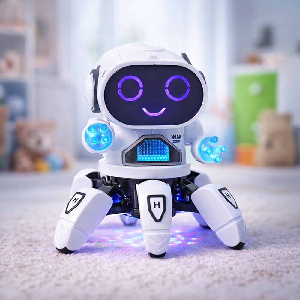 Robot Toy Bot Toyshine Bot Pioneer Dancing Robot Musical Toy with Colorful Lights ...