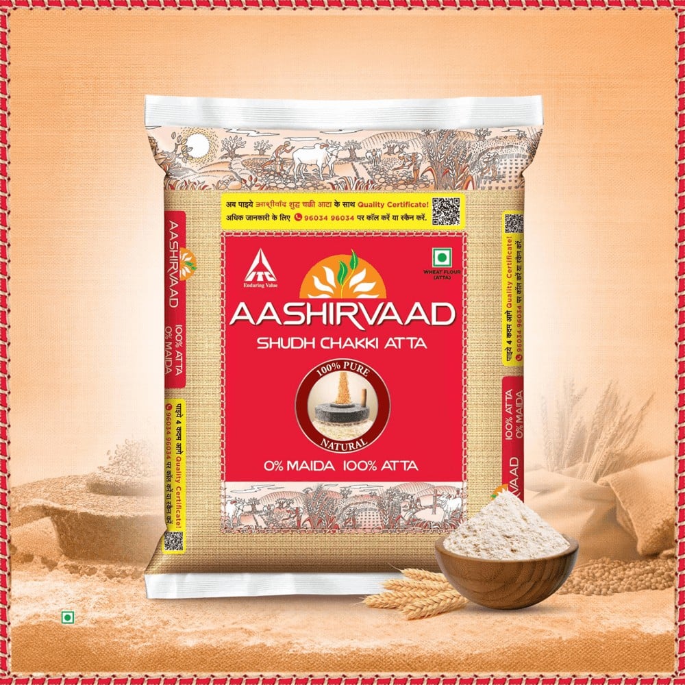 Buy Aashirvaad Shudh Chakki Atta 5 Kg - Image 1