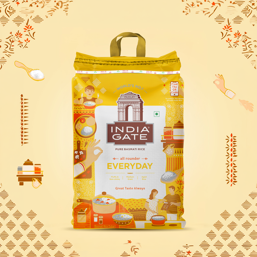 India Gate Everyday Basmati Rice (Medium Grain) - Fresh delivery in Aurangabad