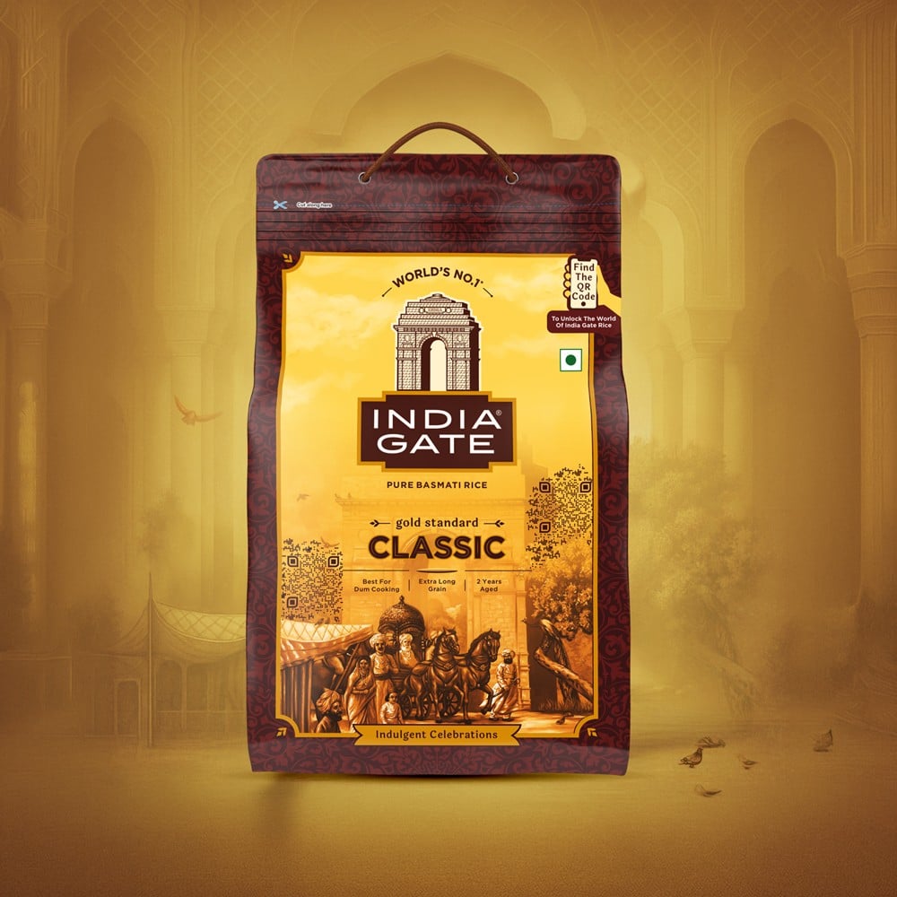 India Gate Classic Gold Standard Basmati Rice (Extra Long Grain) Price ...