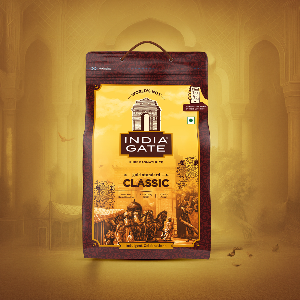 India Gate Classic Gold Standard Basmati Rice (Extra Long Grain) - Fresh delivery in Aurangabad