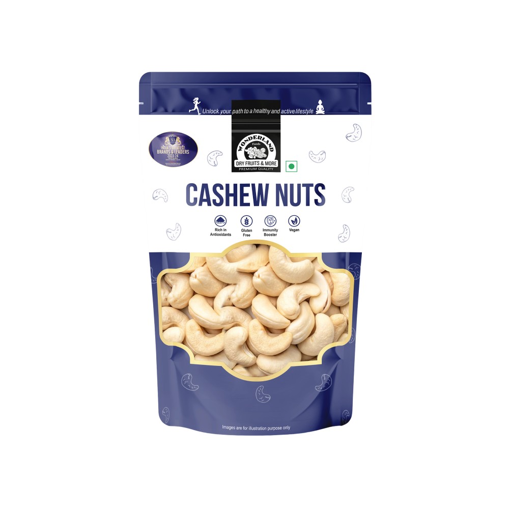 Wonderland Foods Natural Cashew Nuts W240 Price - Buy Online at ₹475 in ...