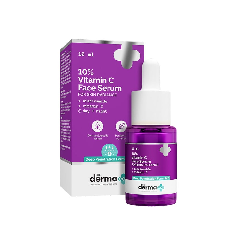 The Derma Co 10% Vitamin C Face Serum Pack of 2 · 30 ml (60 ml total) - Image 1
