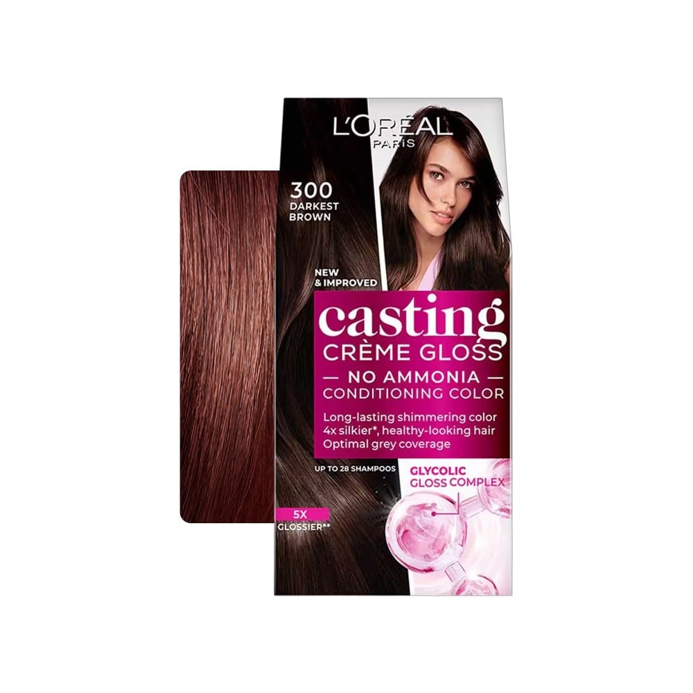 L'Oreal Paris Casting Cream Colour Dark Brown 87.5 Gm.+72Ml.