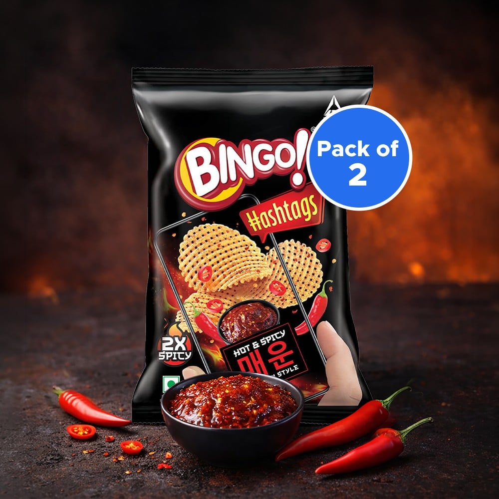 keto×WBA Dirty Mac 5連バングル Bingo Hashtags Hot & Spicy Korean Style Chips - Pack of 2 Price