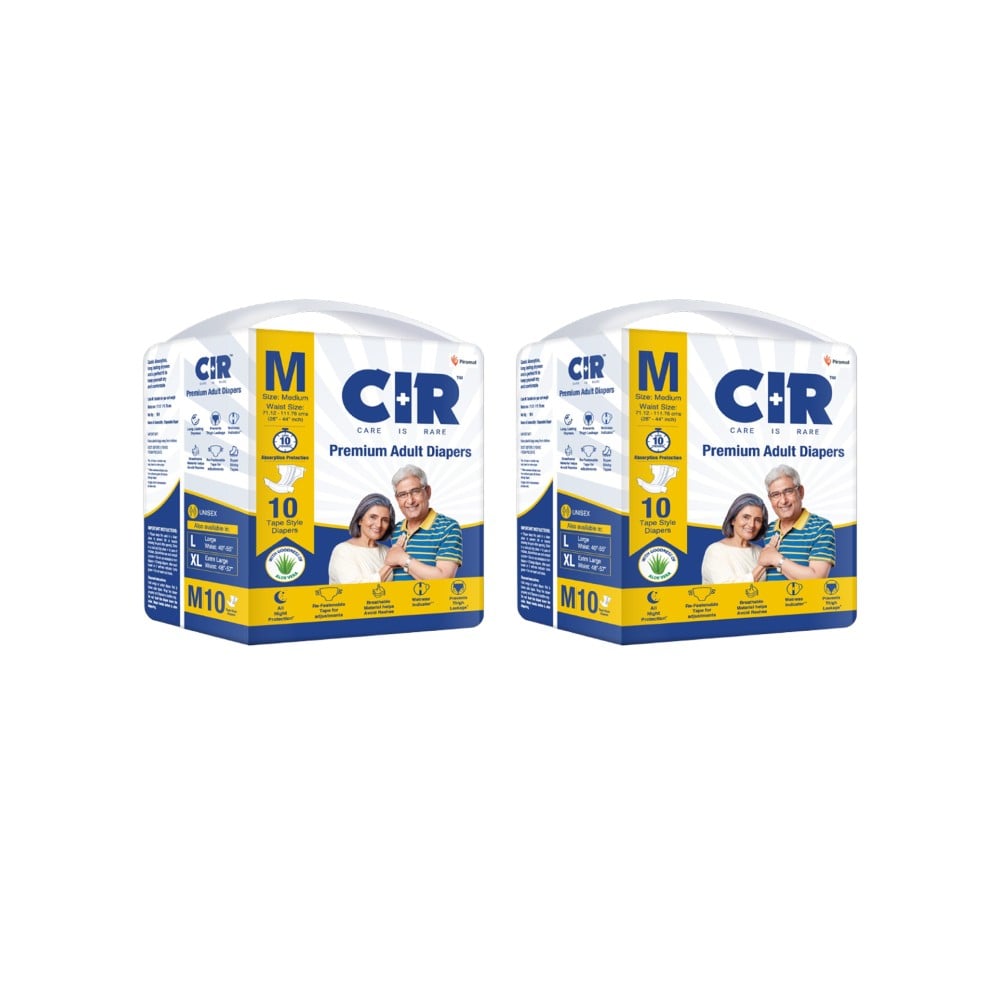 CIR Premium Tape Style Adult Diaper - Pack of 2 Price - Buy Online at ...