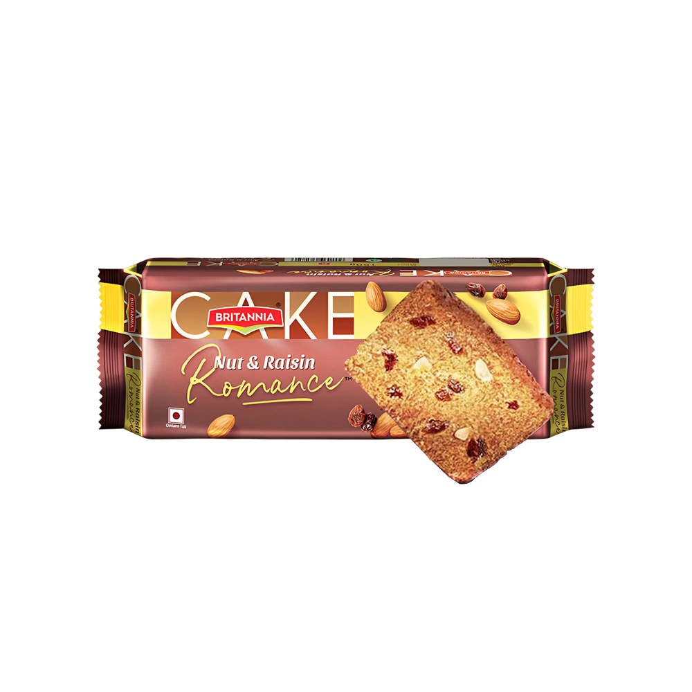 Britannia Nut & Raisin Romance Slice Cake - Fresh delivery in Aurangabad