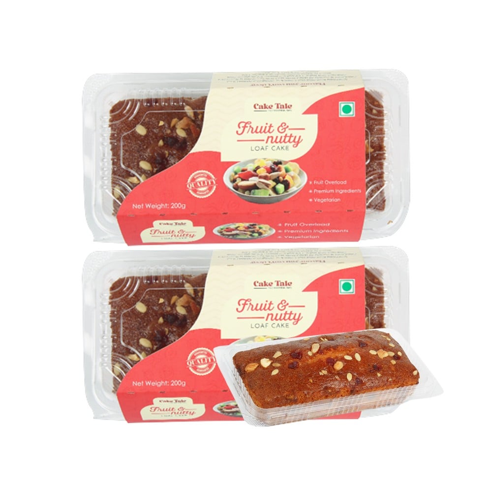 Caketale Fruit And Nutty Loaf Dry Cake - Pack of 2 Price - Buy Online ...