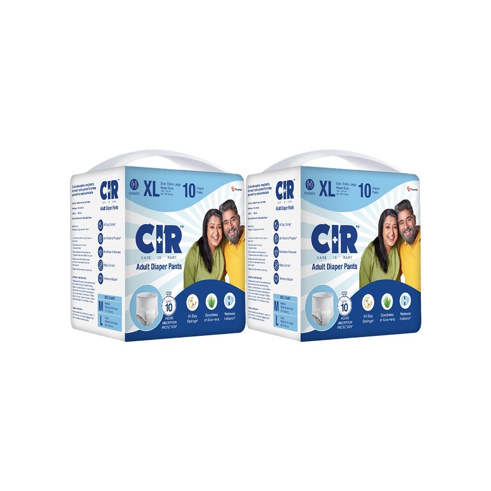 CIR Premium Adult Diaper Pants, XL(40" - 59") - Pack of 2 Price - Buy ...