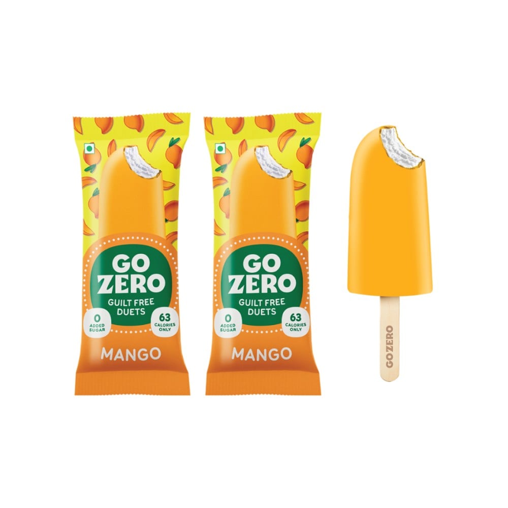 Go Zero Mango Duet Guilt Free Ice Cream Stick - Pack of 2 Price