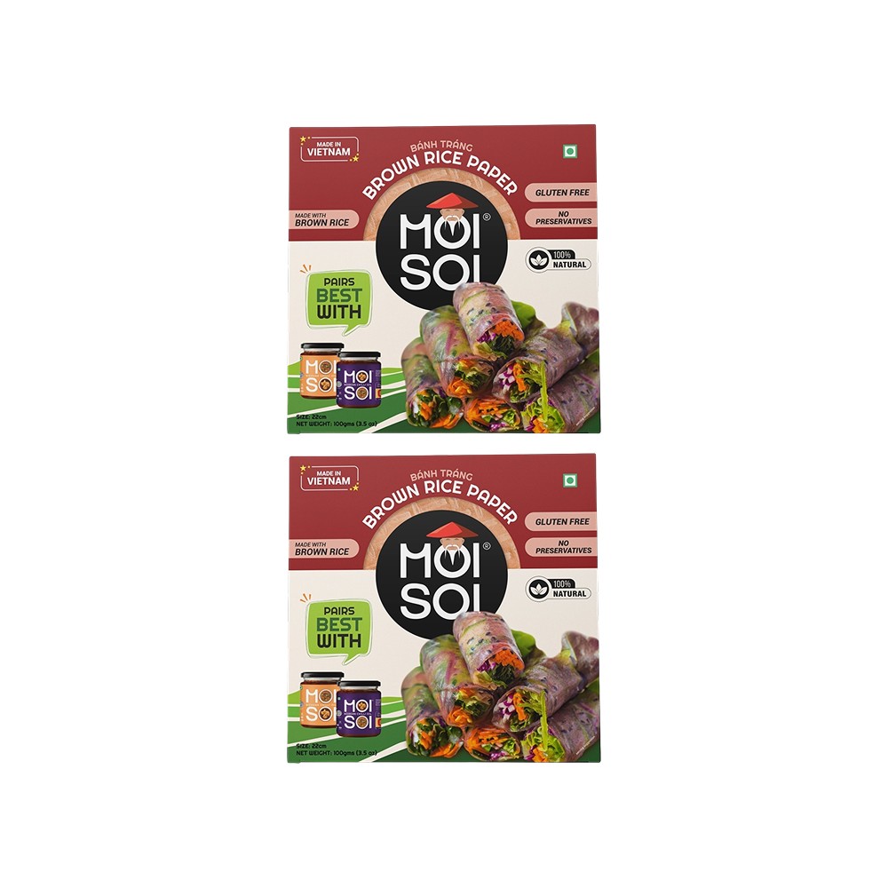 Moi Soi Brown Rice Paper - Pack of 2 Price - Buy Online at Best Price ...