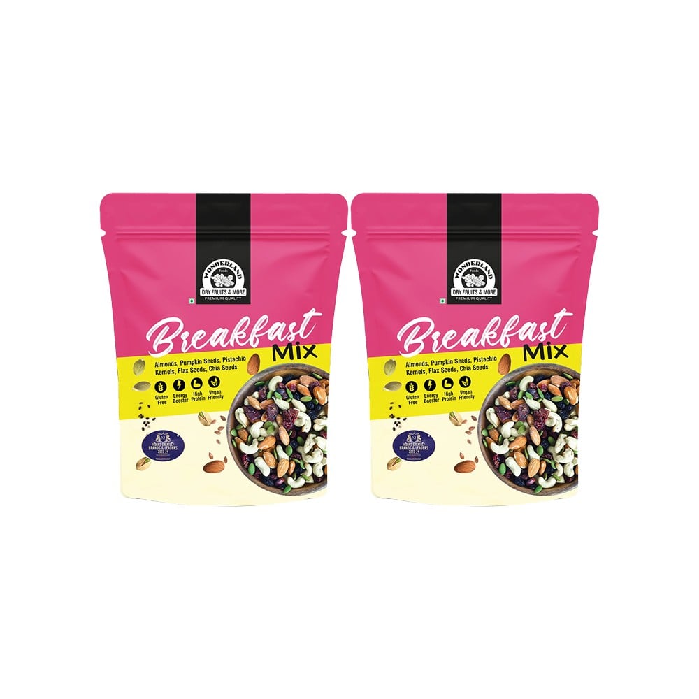 Wonderland Foods Breakfast Mix - Nuts & Seed Mix - Pack of 2 Price ...