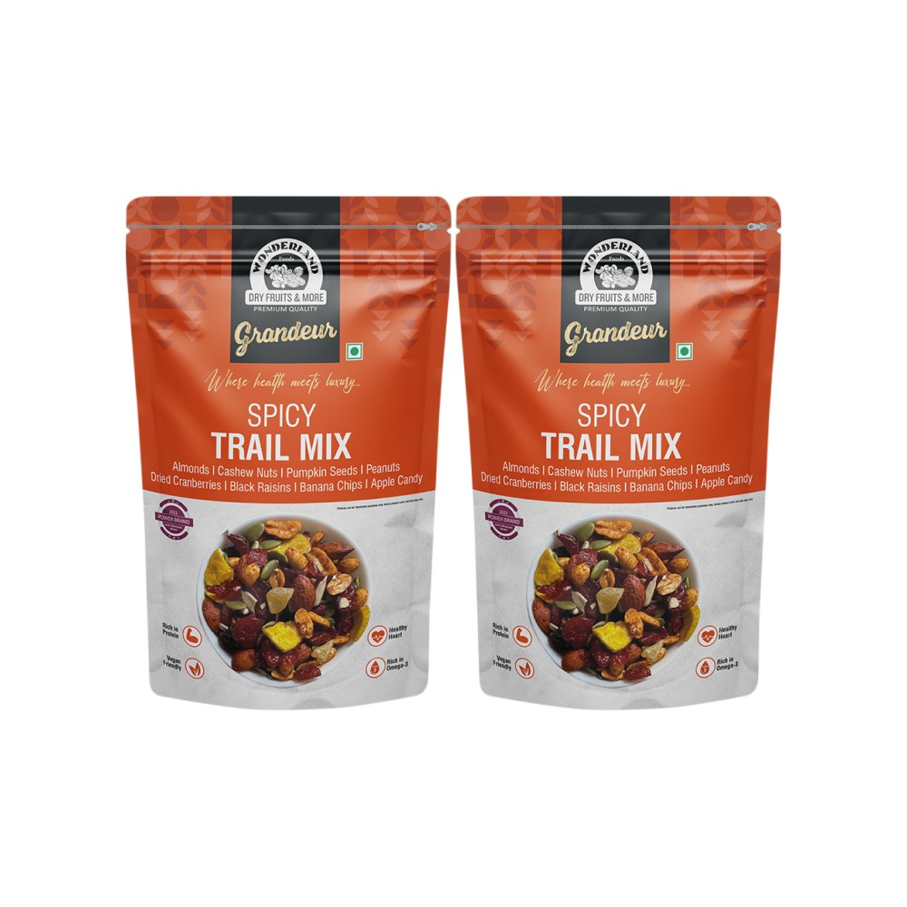 Wonderland Foods Spicy Trail Mix - Nuts & Seed Mix - Pack of 2 Price ...