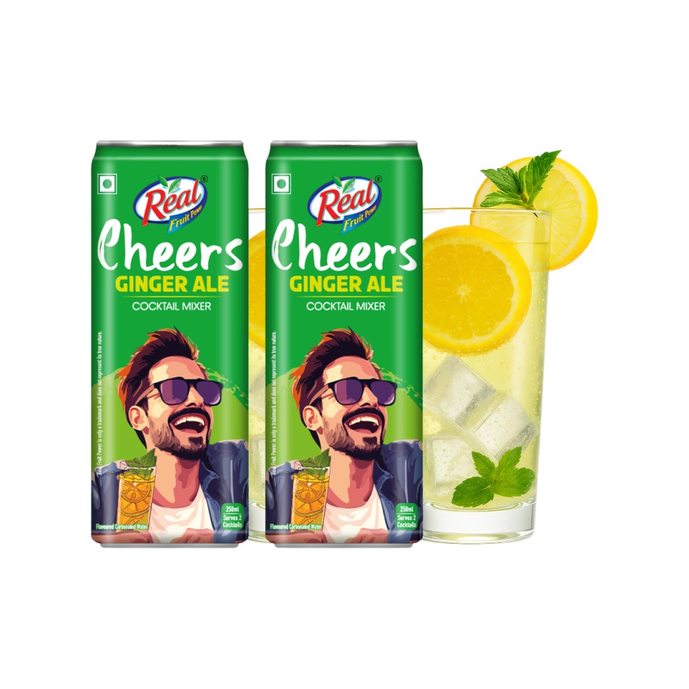 Real Cheers Ginger Ale Cocktail Mix - Pack of 2 Price - Buy Online at ...