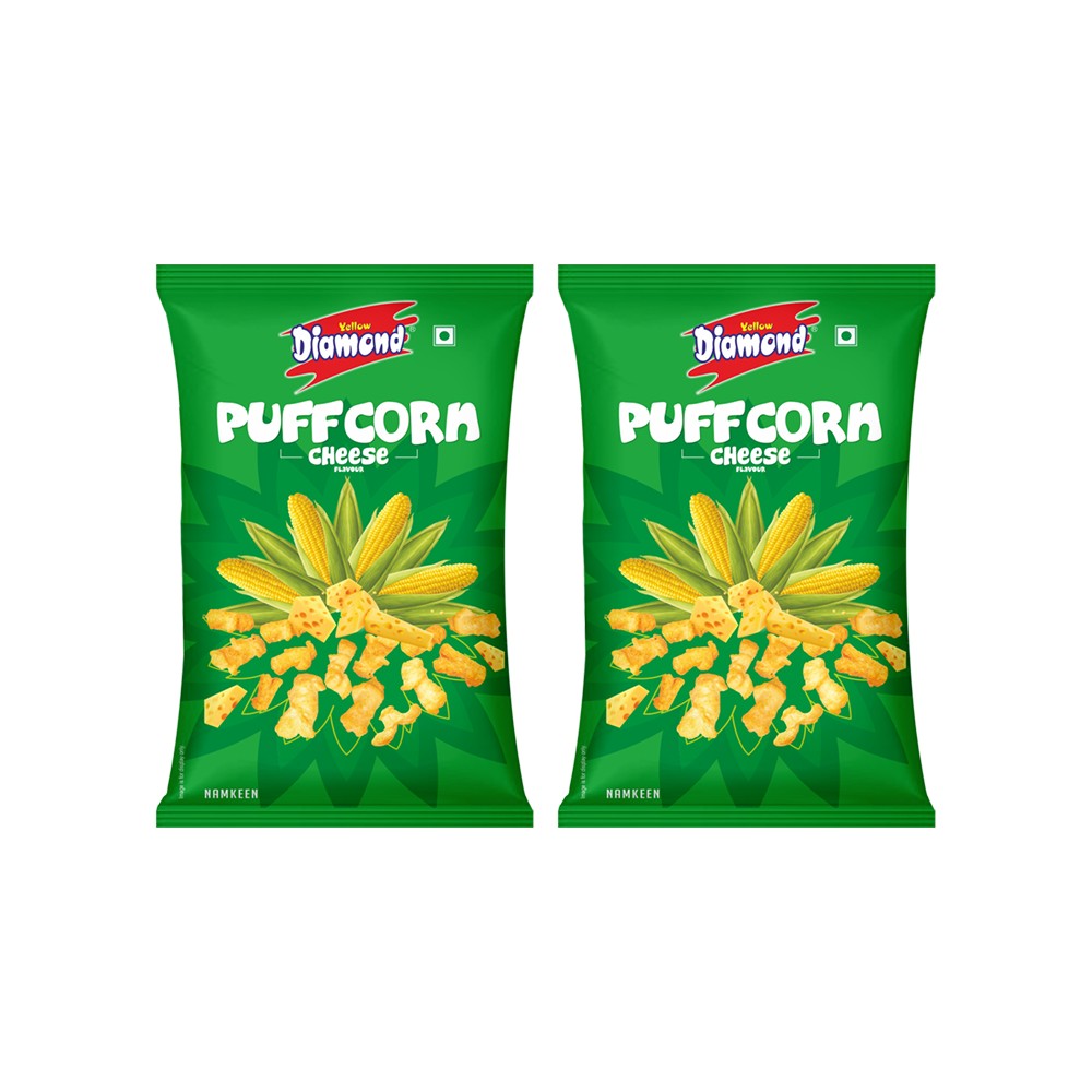 Yellow Diamond Cheese Puff Corn - Pack of 2 Price - Buy Online at ₹55 ...