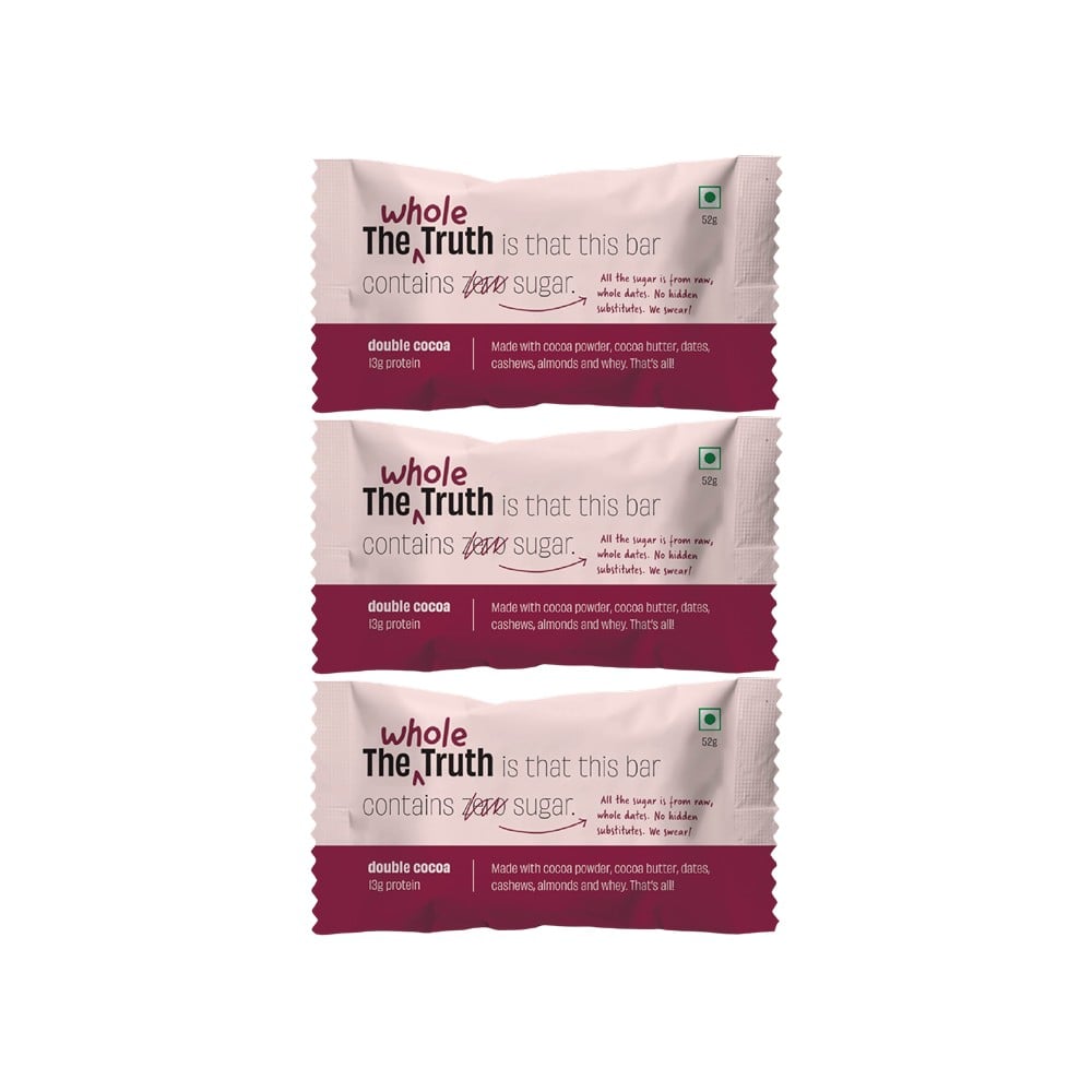The Whole Truth Double Cocoa Protein Bar - Image 1