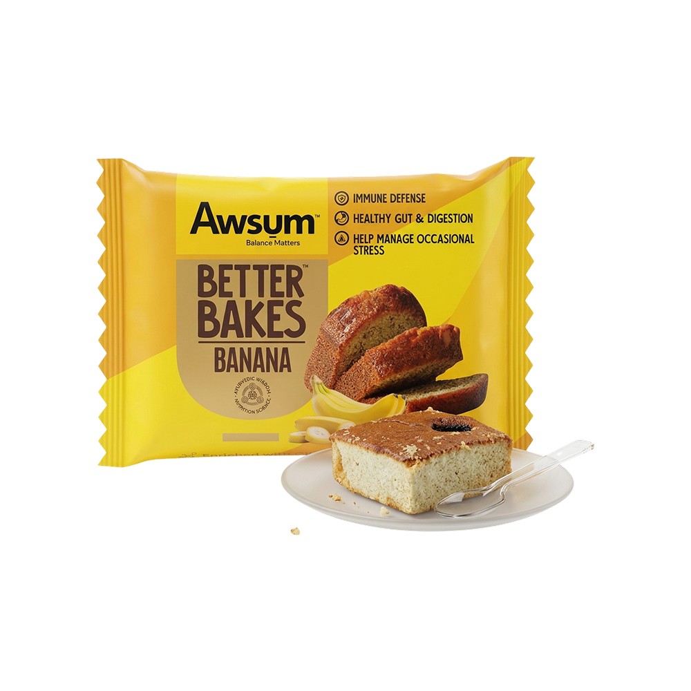 Awsum Banana Walnut Slice Cake Price - Buy Online at ₹70 in India