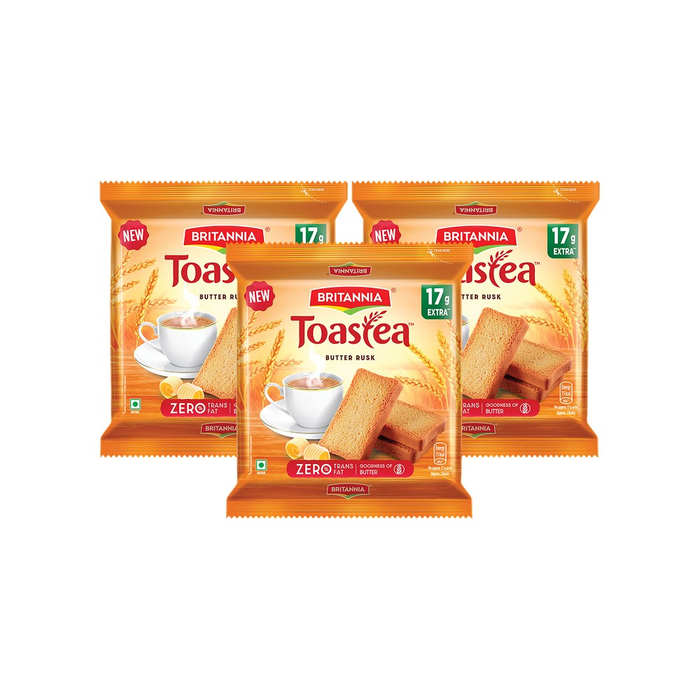 Butter Tea Rusk Britannia Toastea Butter Rusk - Pack of 3 Price - Buy Online at Best ...