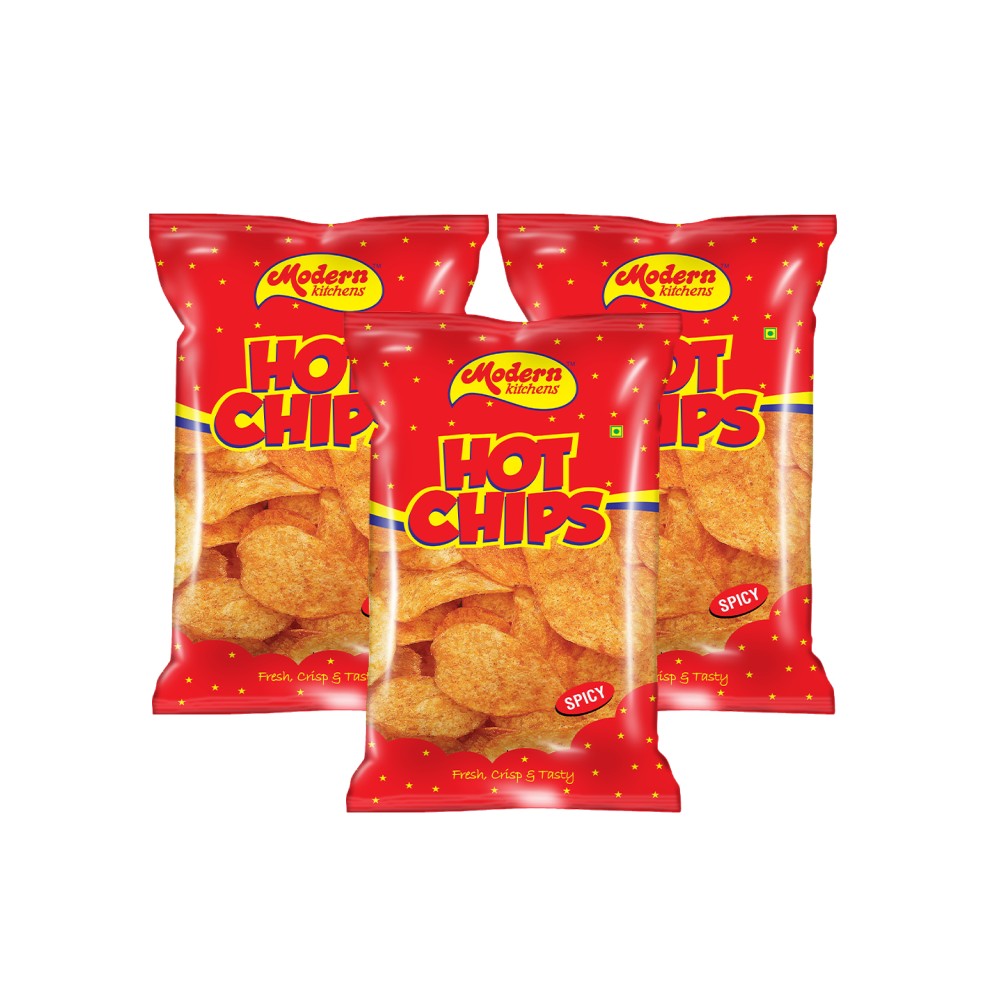 Hot Chip Types Modern Kitchens Hot Chips Spicy - Pack of 3 Price - Buy Online at ₹145 ...