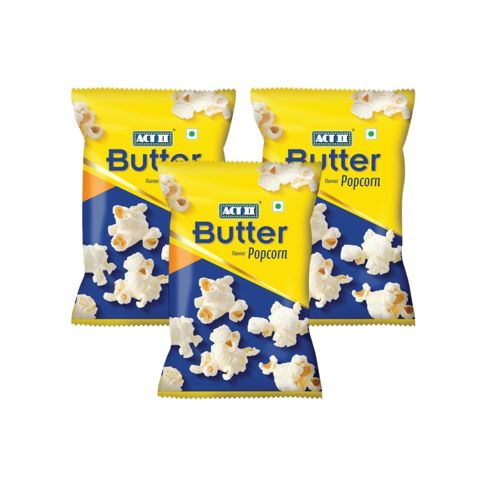 Act II Butter Popcorn - Ready to Eat - Pack of 3 Price - Buy Online at ...