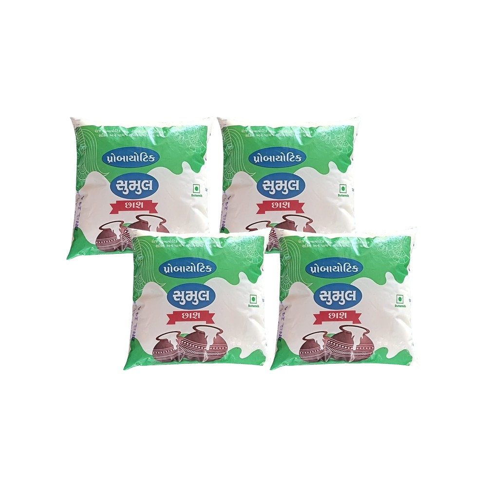 Sumul Sweets Sumul Probiotic Unsalted Buttermilk - Pack of 4 Price - Buy Online at ...