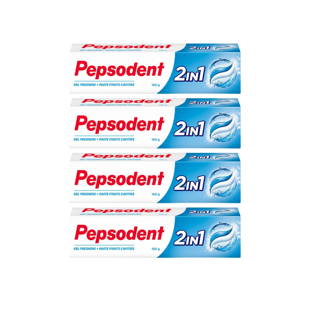 Pepsodent 2 In 1 Toothpaste - Pack of 4 - Fresh delivery in Aurangabad