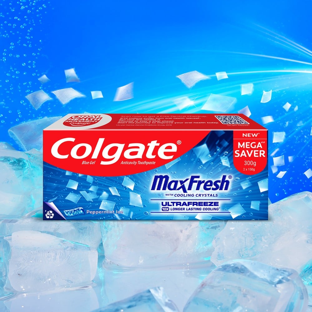 Colgate MaxFresh Peppermint Ice Gel Toothpaste - Saver Pack Price - Buy ...
