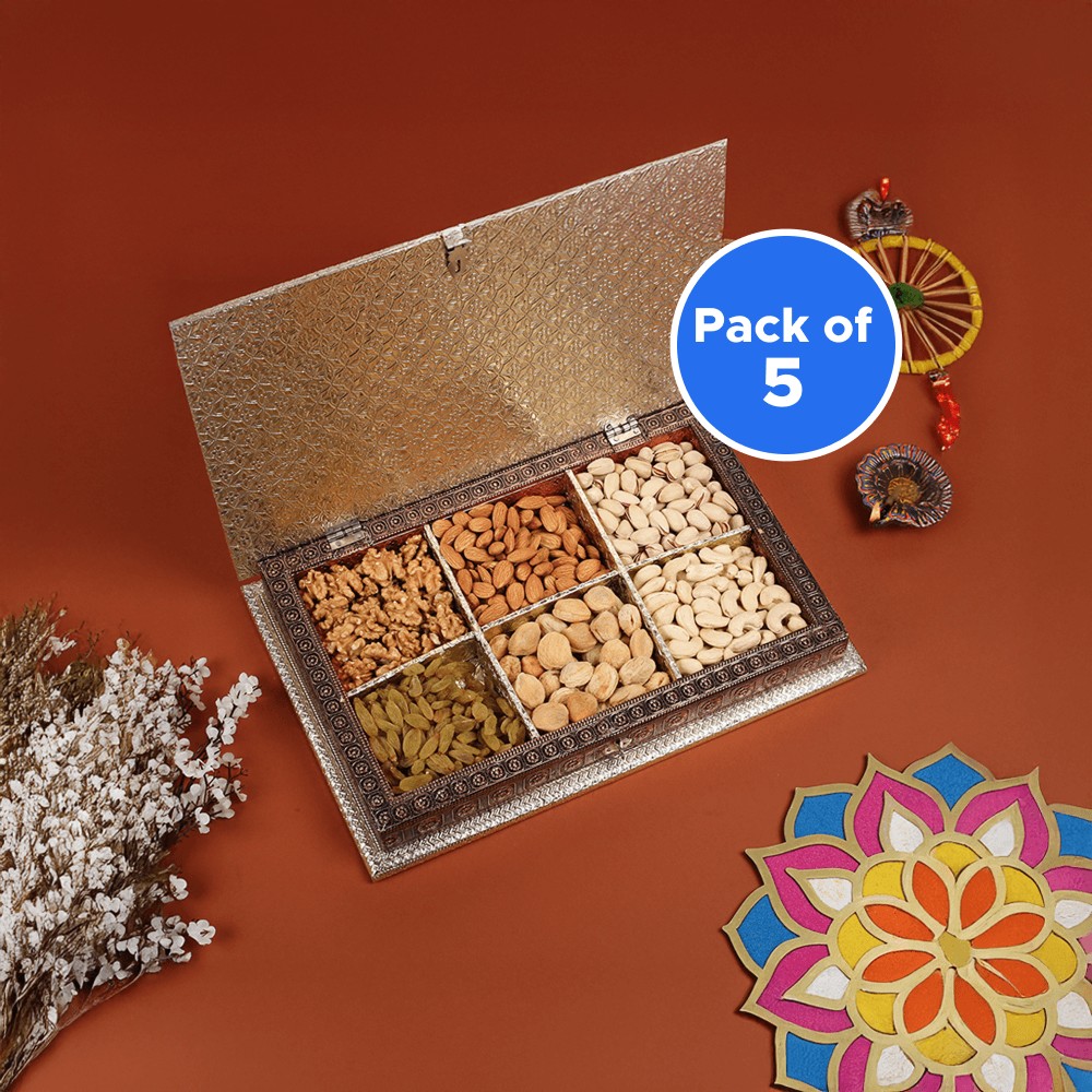 Shakuntlam Dry Fruits Gift Pack - Pack of 5 Price - Buy Online at Best ...