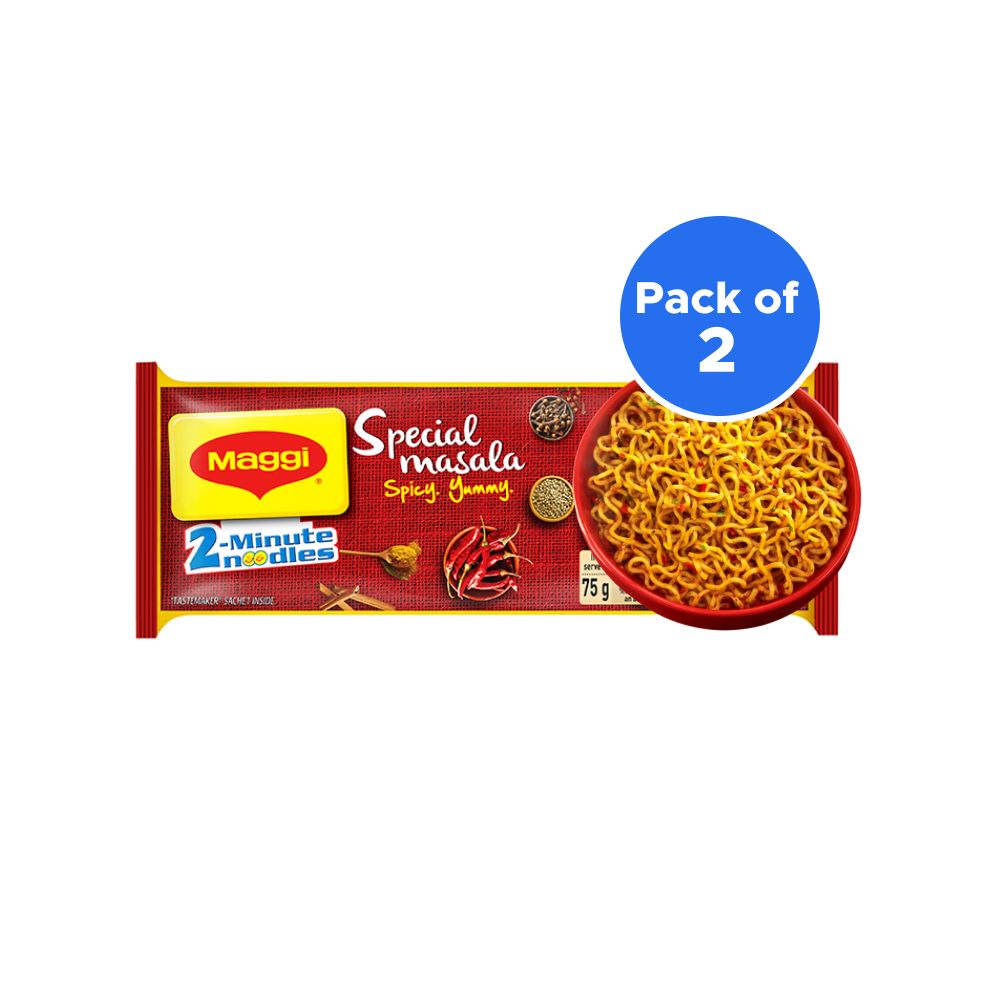 Maggi 2-Minute Special Masala Instant Noodles - Pack of 8 - Fresh delivery in Aurangabad