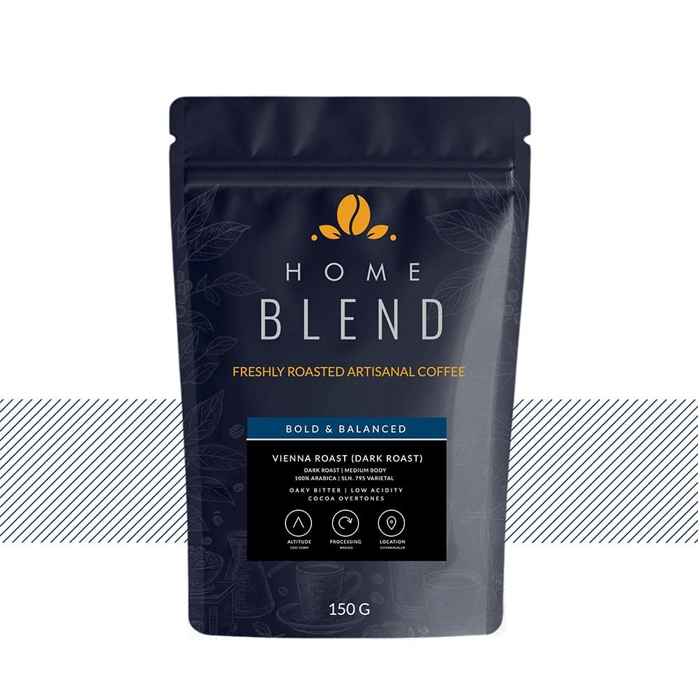 Home Blend French Press Roasted Ground Coffee Price - Buy Online at ...