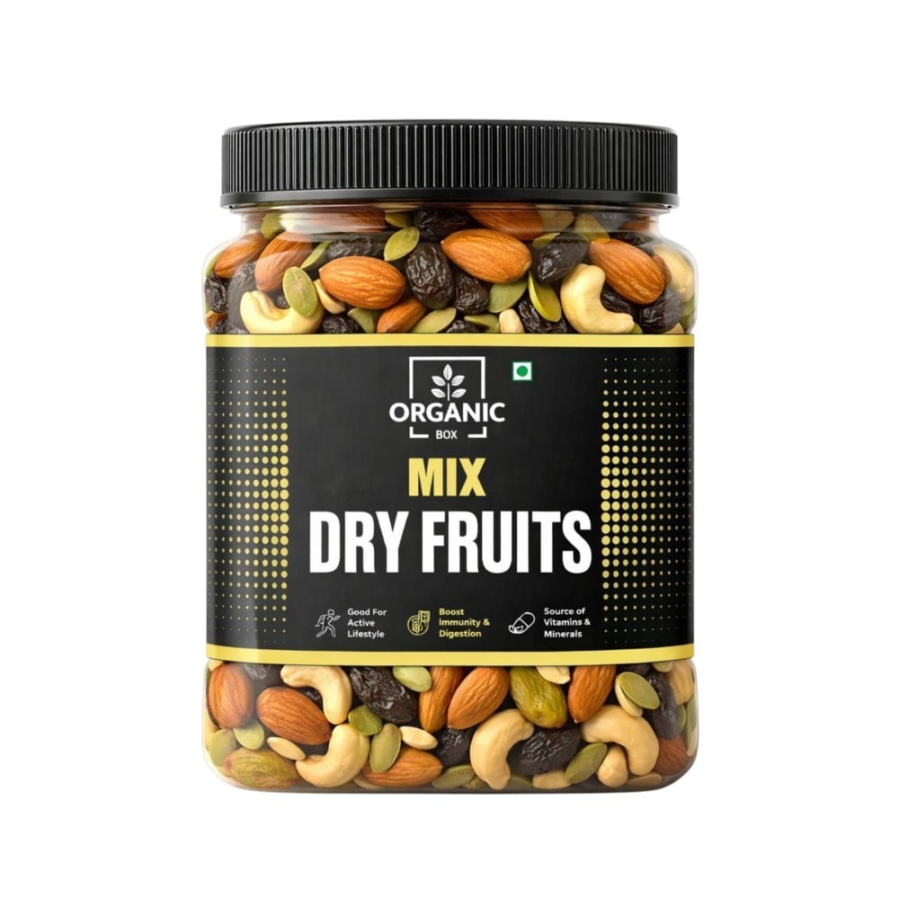 Organic Box Premium Dry Fruit Mix Price - Buy Online at ₹389 in India