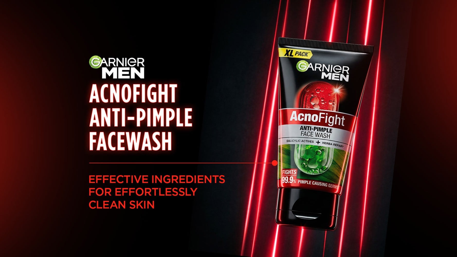 Garnier Men Acno Fight Anti-Pimple Face Wash 100 g