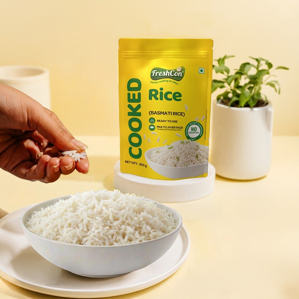 Freshco Rice Freshcon Cooked Basmati Rice Price - Buy Online at ₹65 in India