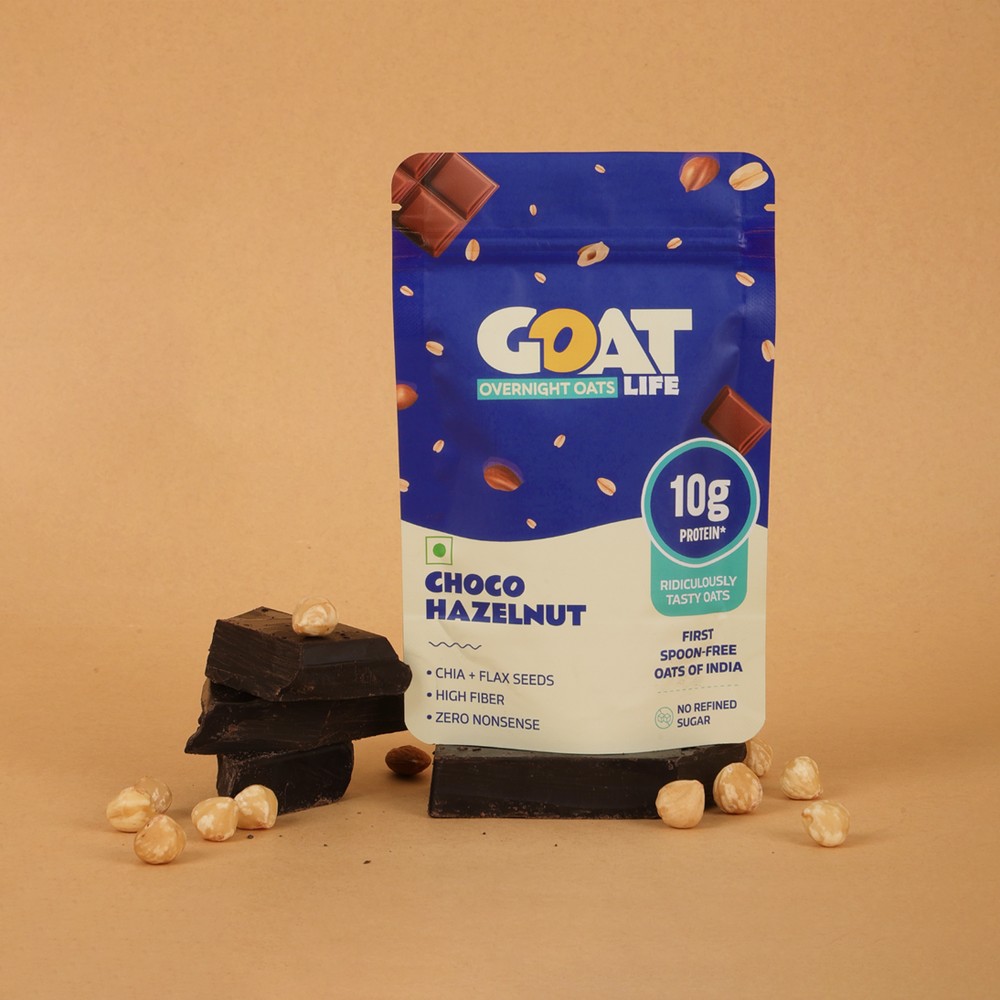Goat Instant GOAT Life High Protein Overnight Instant Oats Choco Hazelnut Price ...