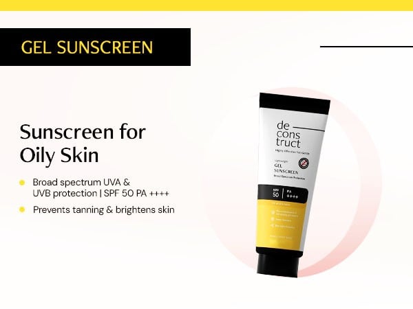 Deconstruct Lightweight Sunscreen Gel (SPF 50, 50g) - Image 1