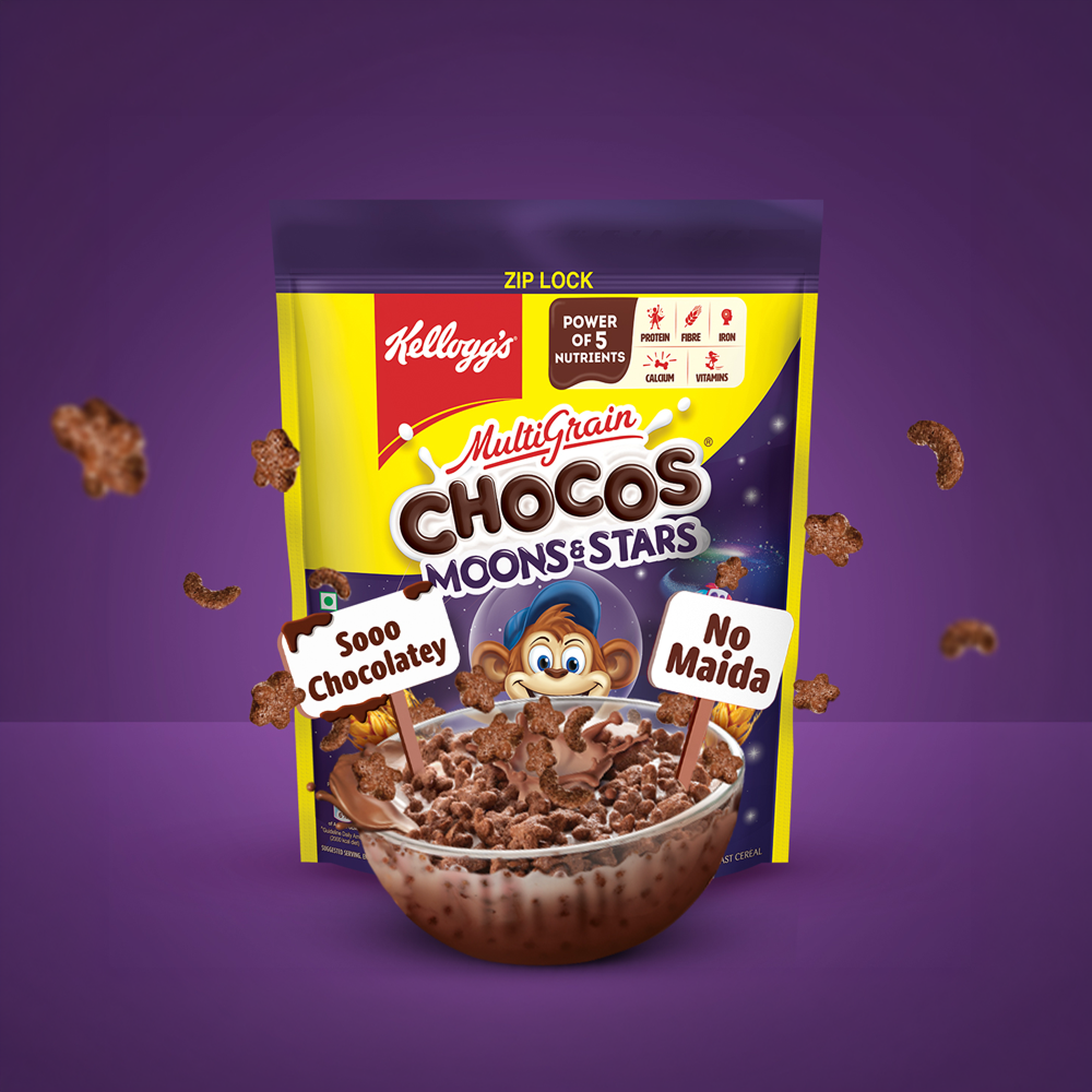 Kellogg's Multigrain Chocos Moons & Stars - Fresh delivery in Aurangabad