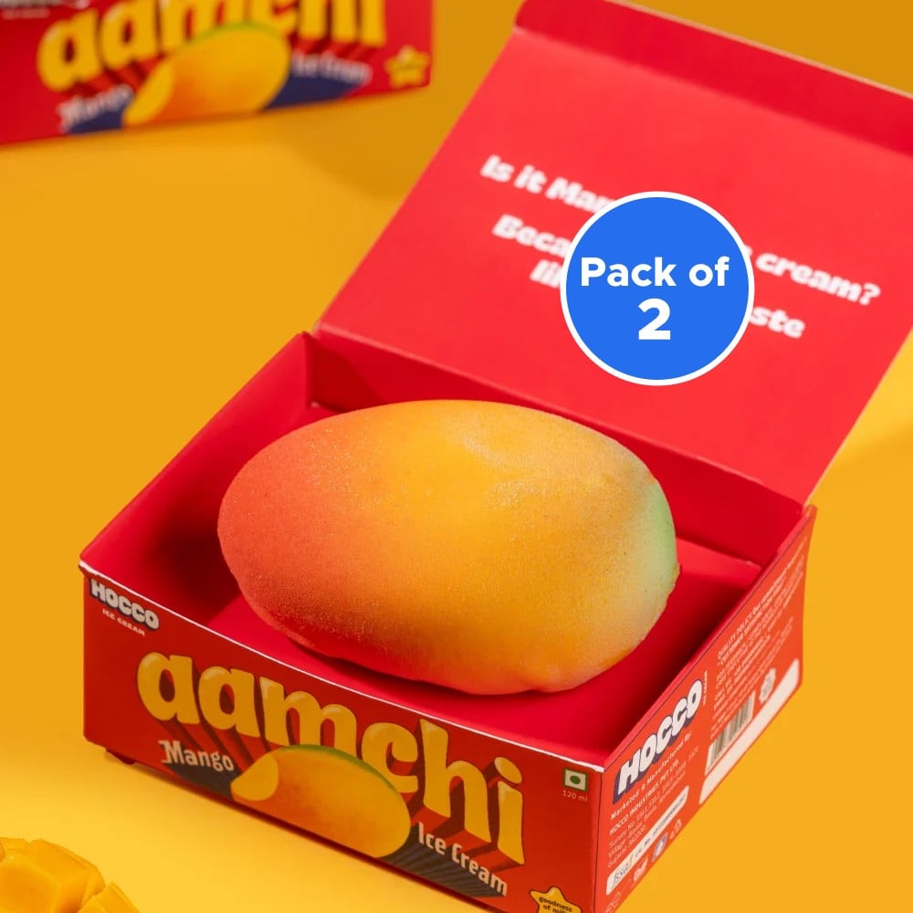 Aamchi Rajuri Hocco Aamchi Mango Ice Cream Cup - Pack of 2 Price - Buy Online at ₹360 ...