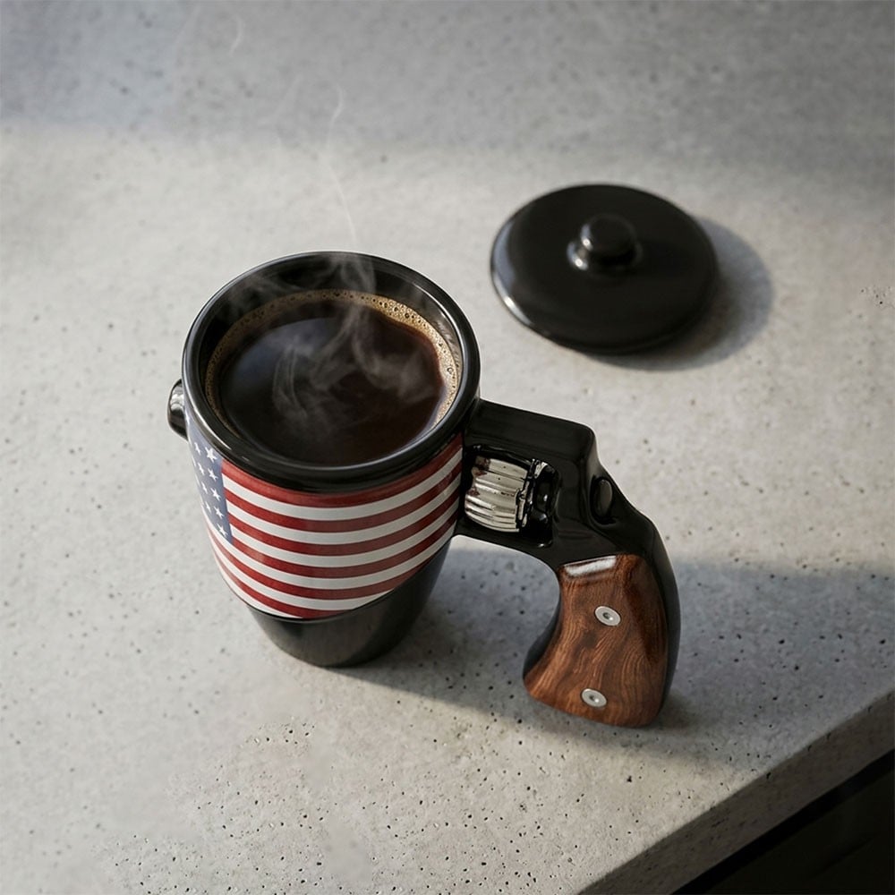 Revolver Tea Cup HomeEssentials Mug with Revolver Handle (Ceramic) Price - Buy Online at ...