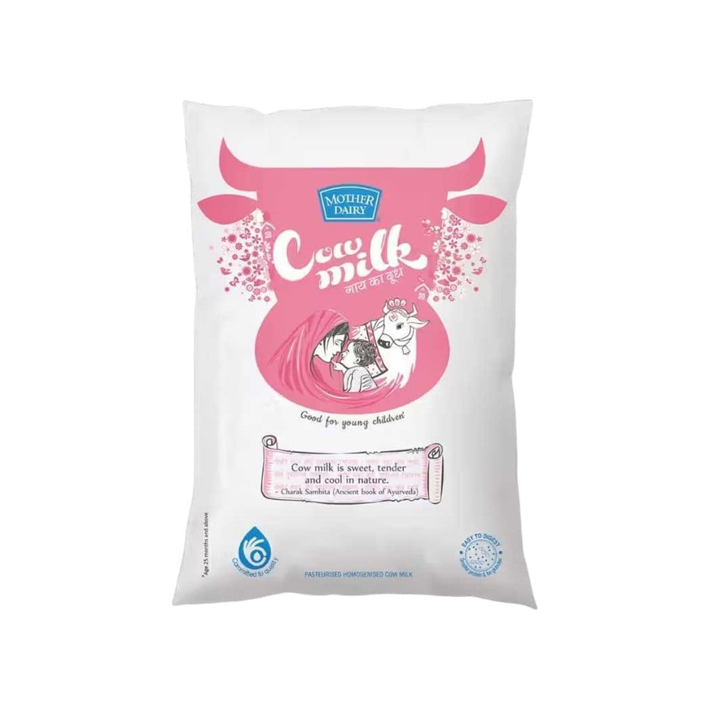 Mother Dairy Cow Milk 1 L - Image 1