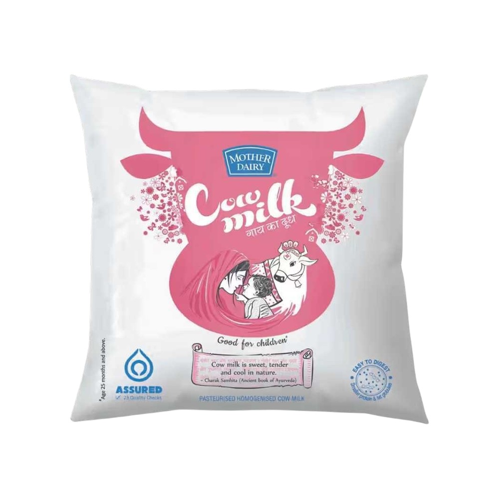 Mother Dairy Cow Milk Price - Buy Online at ₹31 in India