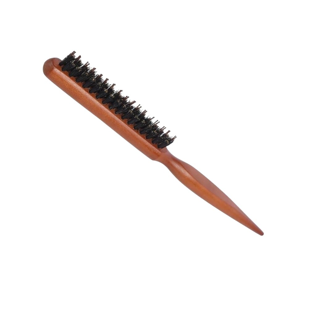 Bronson Professional Back Combing Teasing Hair Brush (Light Brown ...