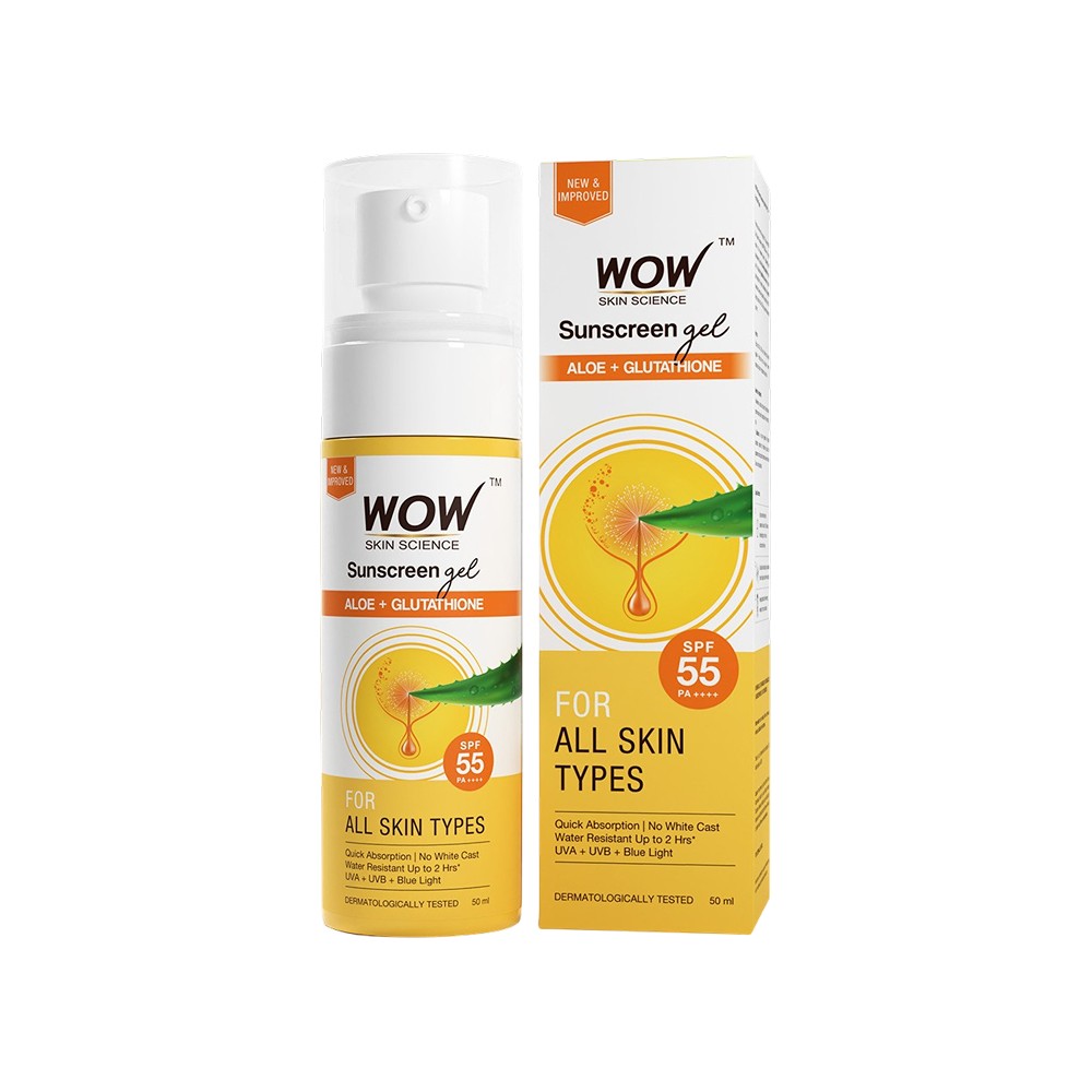 wow glutathione Skin Science Sunscreen Gel with Aloe & (SPF 55 PA++++) Price Updated Women's Peptide Cheat Size:1 Tube uncategorized-family