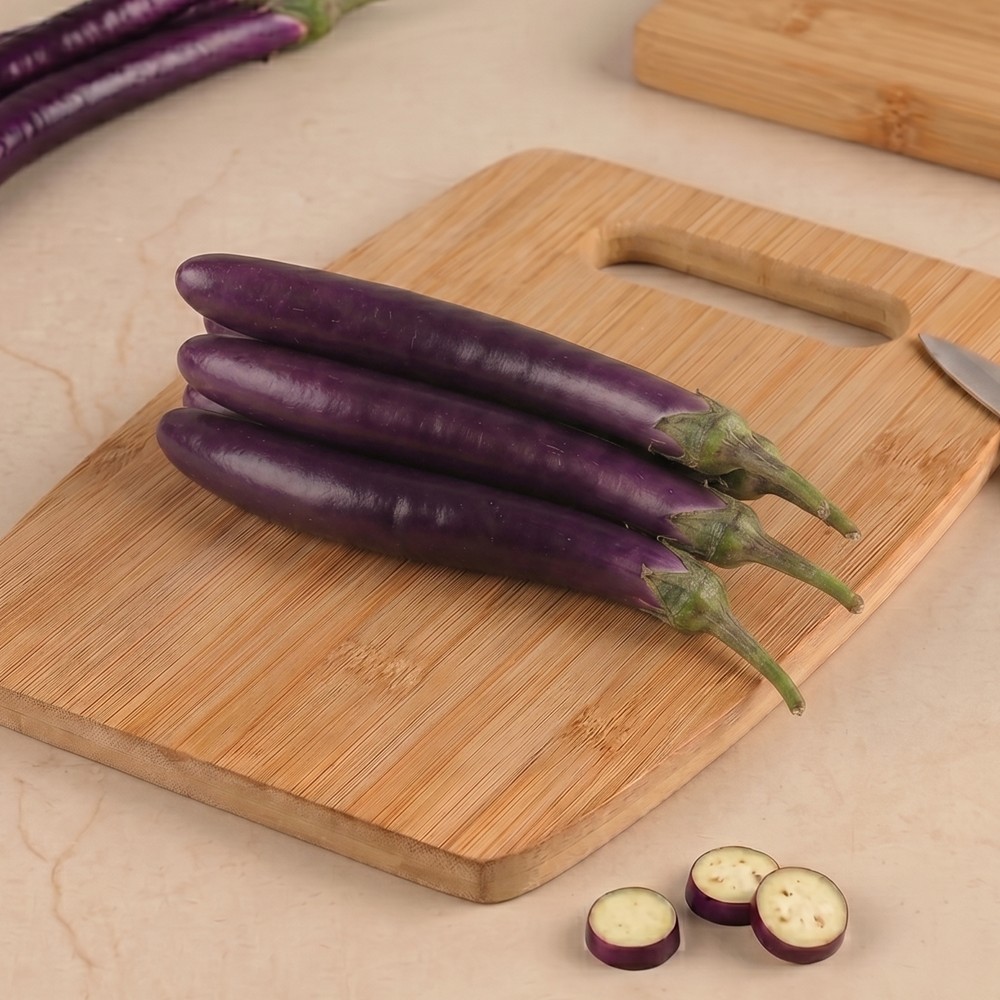 Long Purple Brinjal (Baingan) Price - Buy Online at ₹14 in India