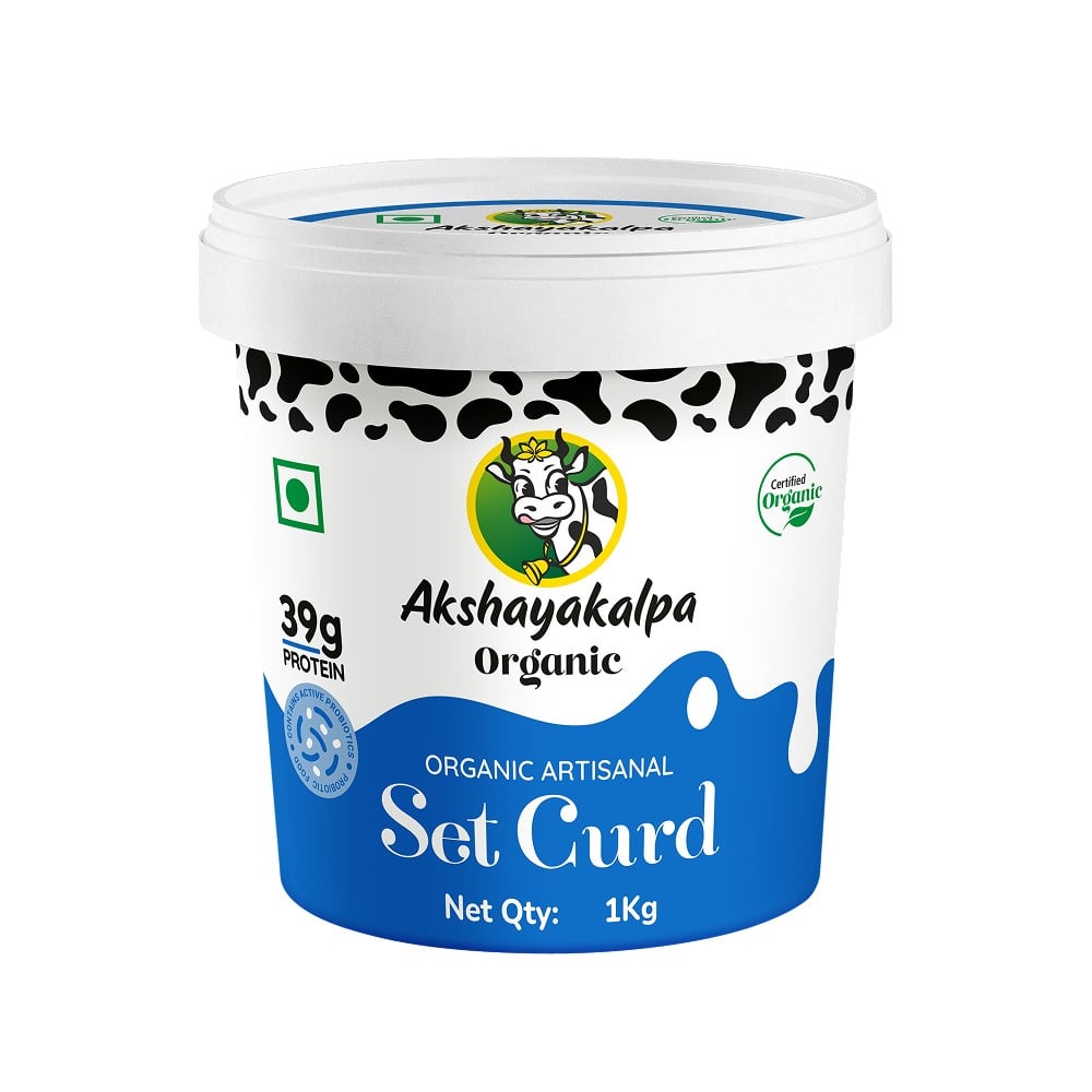Akshayakalpa Organic Artisanal Organic Set Cup Curd