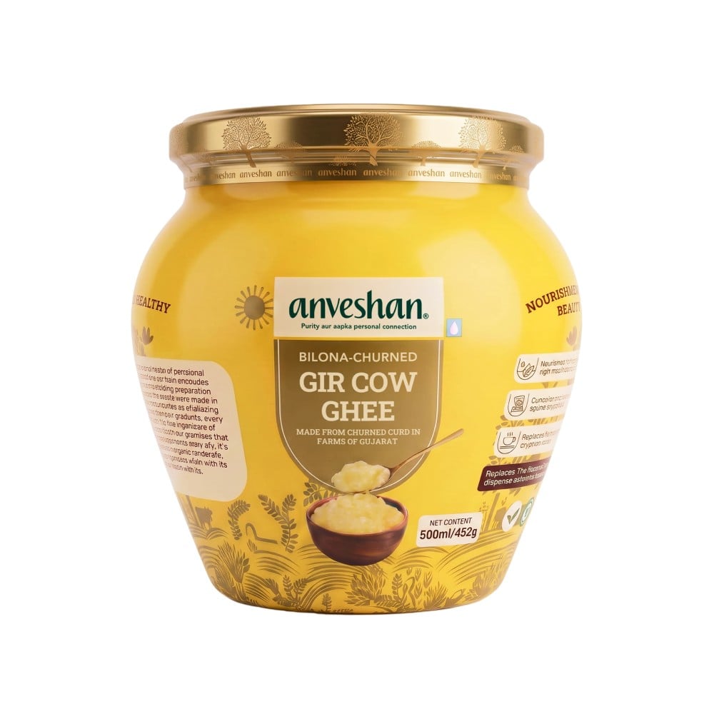 Anveshan A2 Gir Cow Ghee (Bilona Churned)
