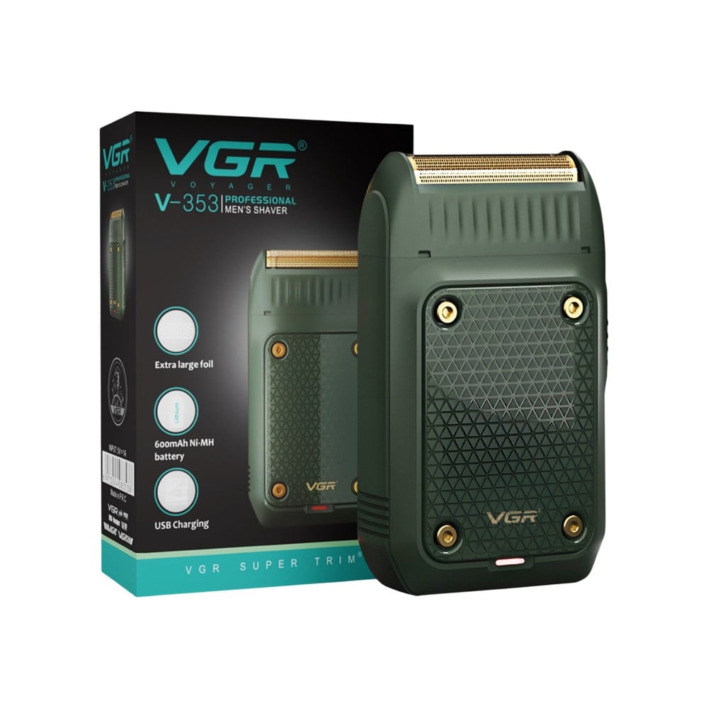 VGR Foil Shaver with Pop-Up Beard Trimmer for Men (V-353) Pack of 3 - Image 1