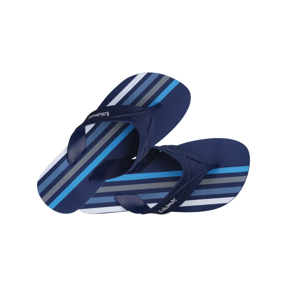 Bahamas Men's Blue Flip-Flops - Image 1