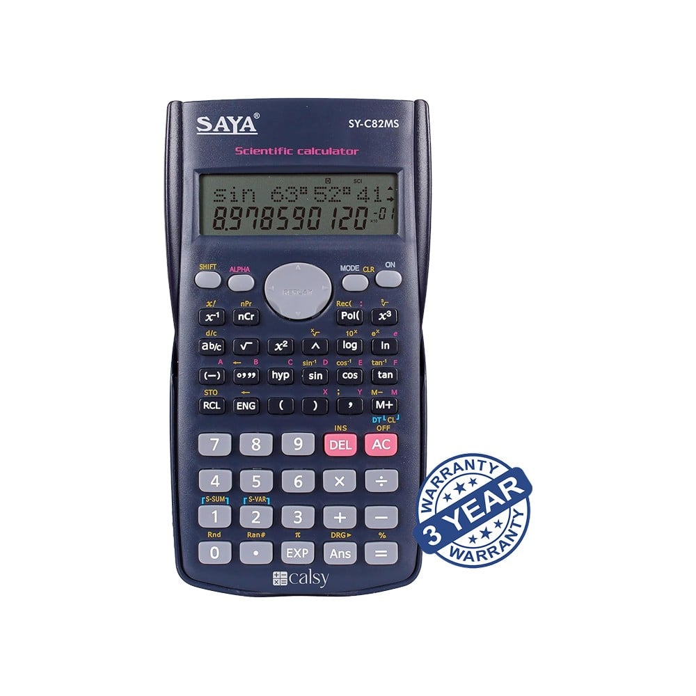 Saya Calsy Function Scientific Calculator (Dark Grey) 1 Pieces - Image 1