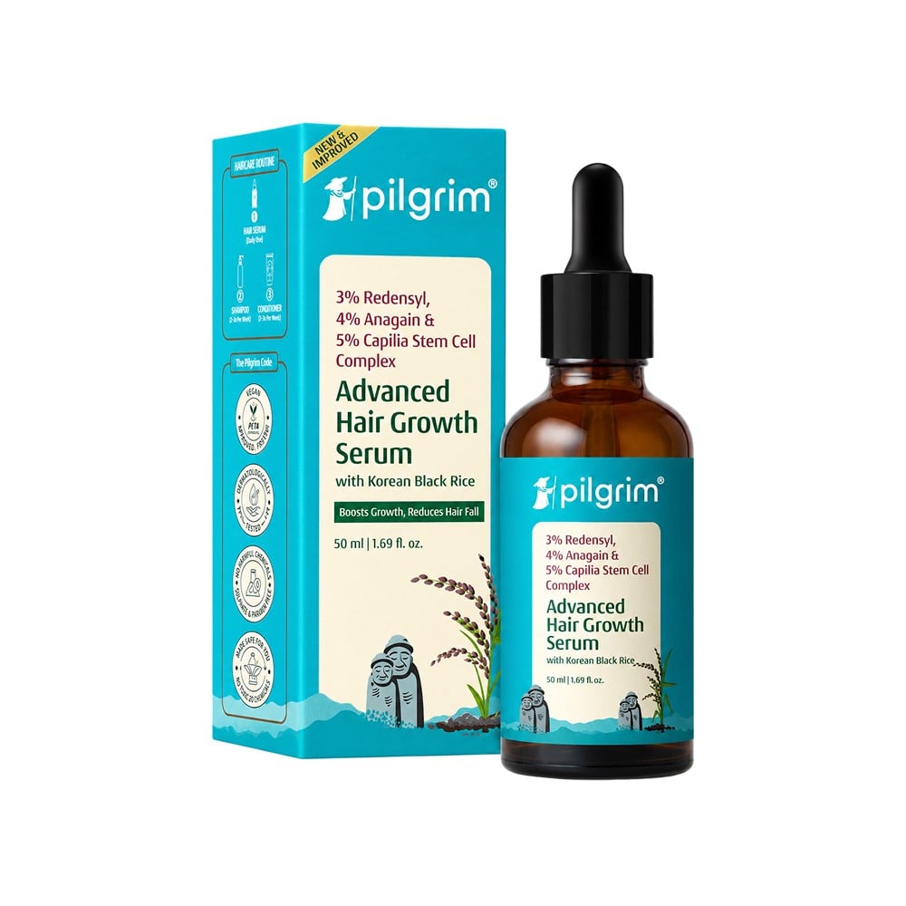 Pilgrim Redensyl & Anagain Hair Growth Serum 120 ml - Image 1